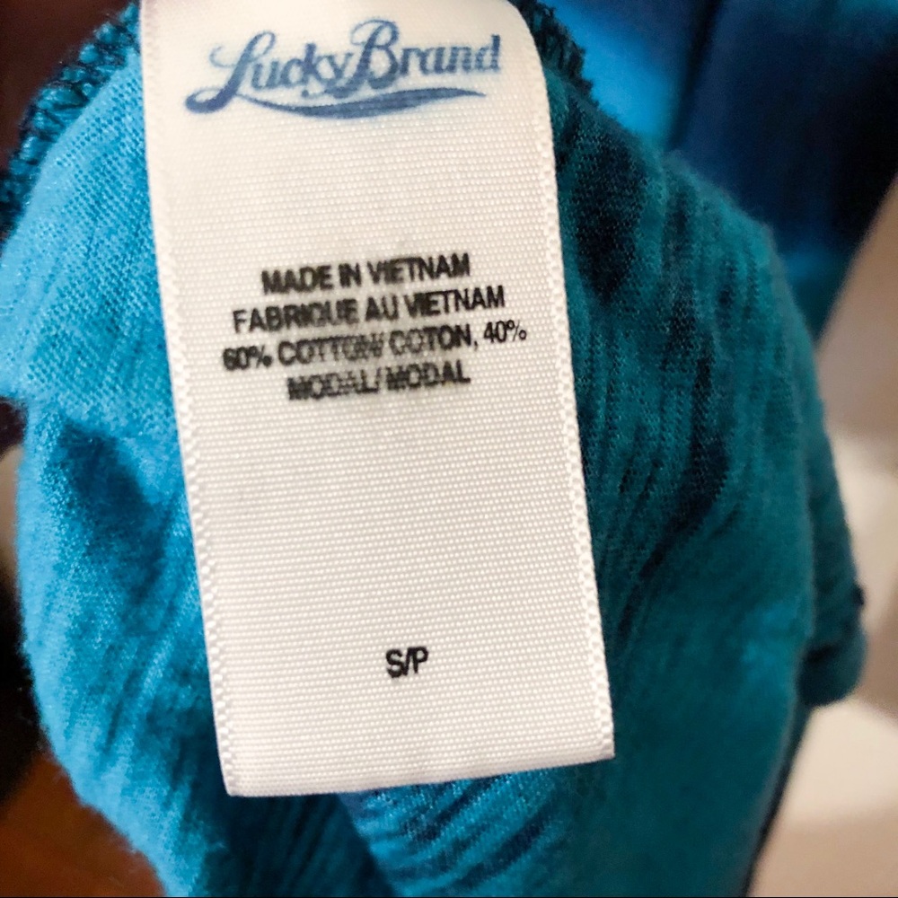 lucky brand | striped maxi dress dip dye small - Picture 6 of 6